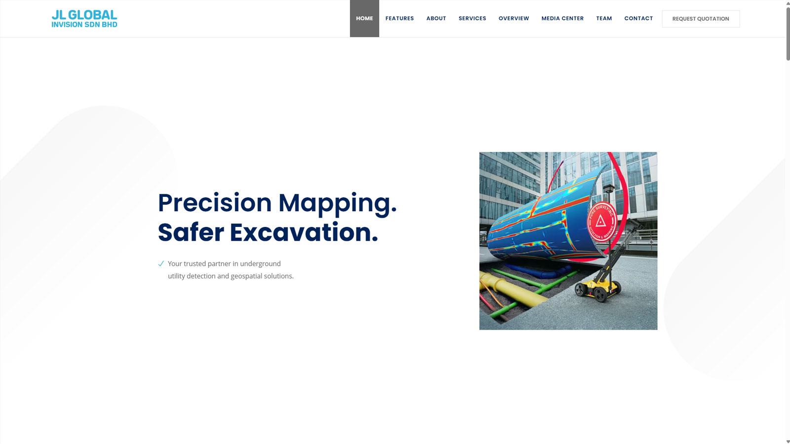 JL Global Invision Website by TBT Creative Agency